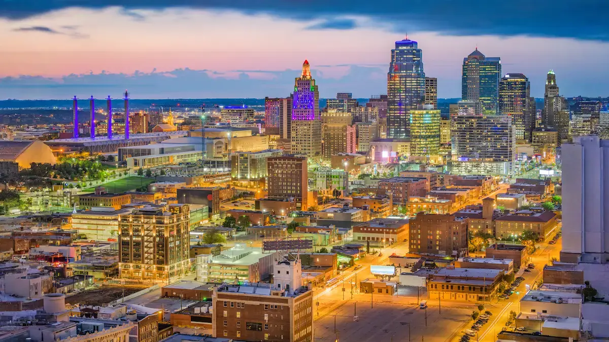 The Kansas City skyline represents Kansas City real estate investment trends in 2025