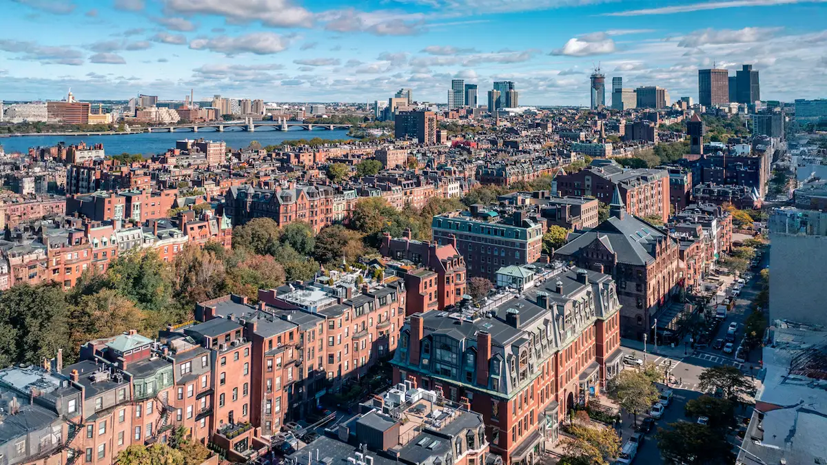 Image showing Boston neighborhoods, illustrating 2025 Boston real estate investment trends and growth areas.