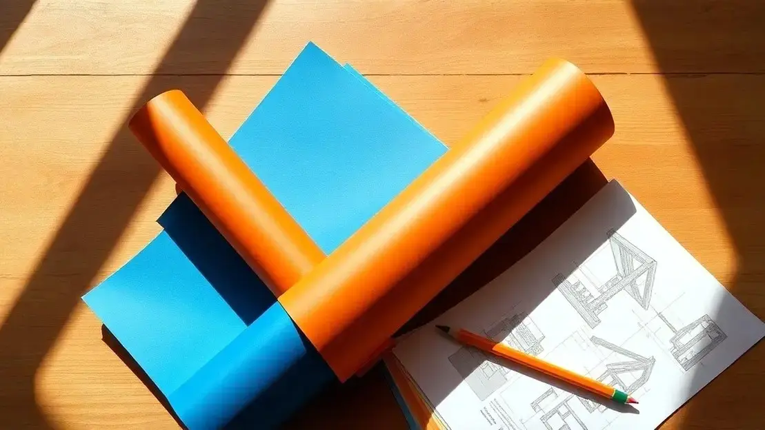 Architectural plans and drafting tools on a wooden table, symbolizing capital improvement planning and real estate upgrades